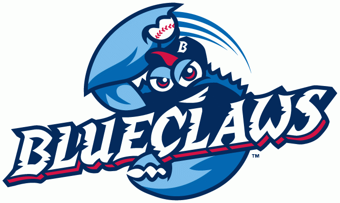 Lakewood BlueClaws 2010-Pres Primary Logo vinyl decal